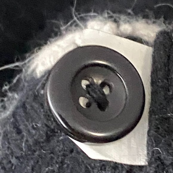 Vintage Orvis Snowflake Embroidery Lambswool Angora Blend Knit Cardigan - Picture 8 of 9